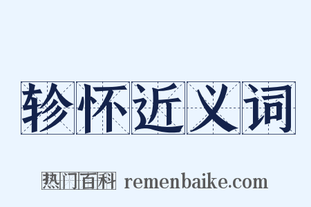 轸怀近义词是什么意思的图片